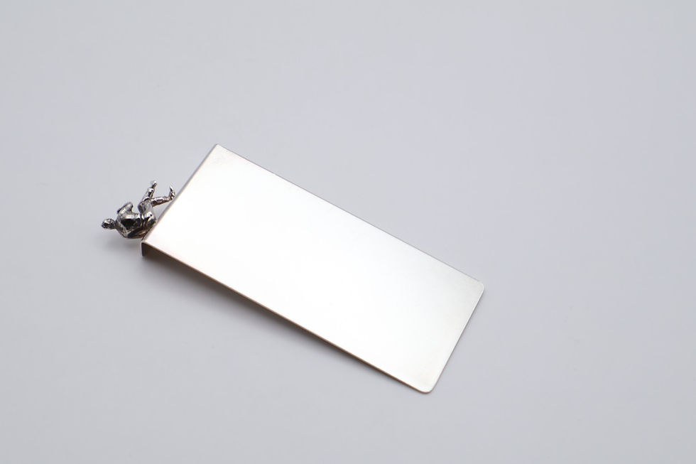 Thumbnail: Contemporary Silver by Rebecca Joselyn The People Collection Bookmark Sheffield