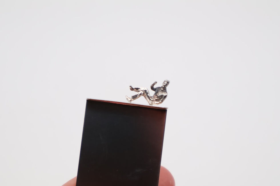 Thumbnail: Contemporary Silver by Rebecca Joselyn The People Collection Bookmark Sheffield