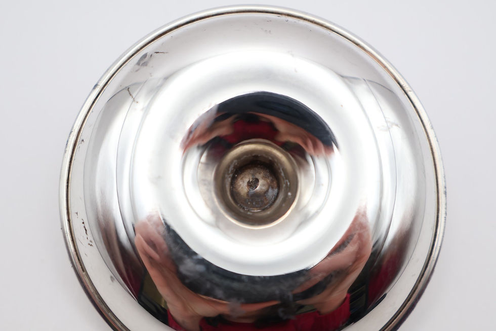Thumbnail: Antique Continental Silver Novelty Bull Trinket Dish