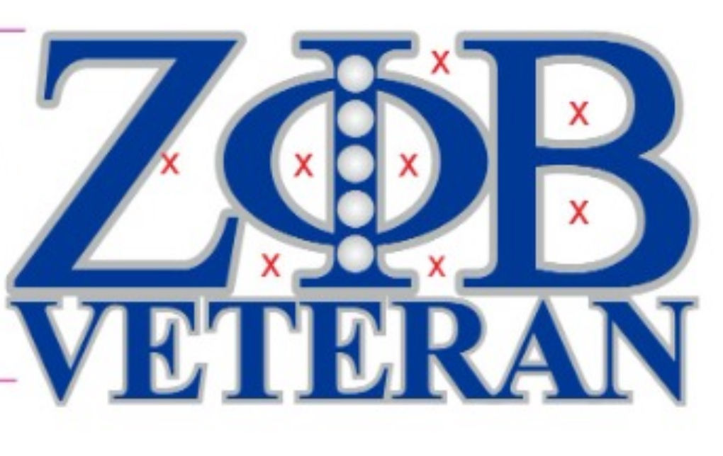 Zeta Military/Veteran pin 