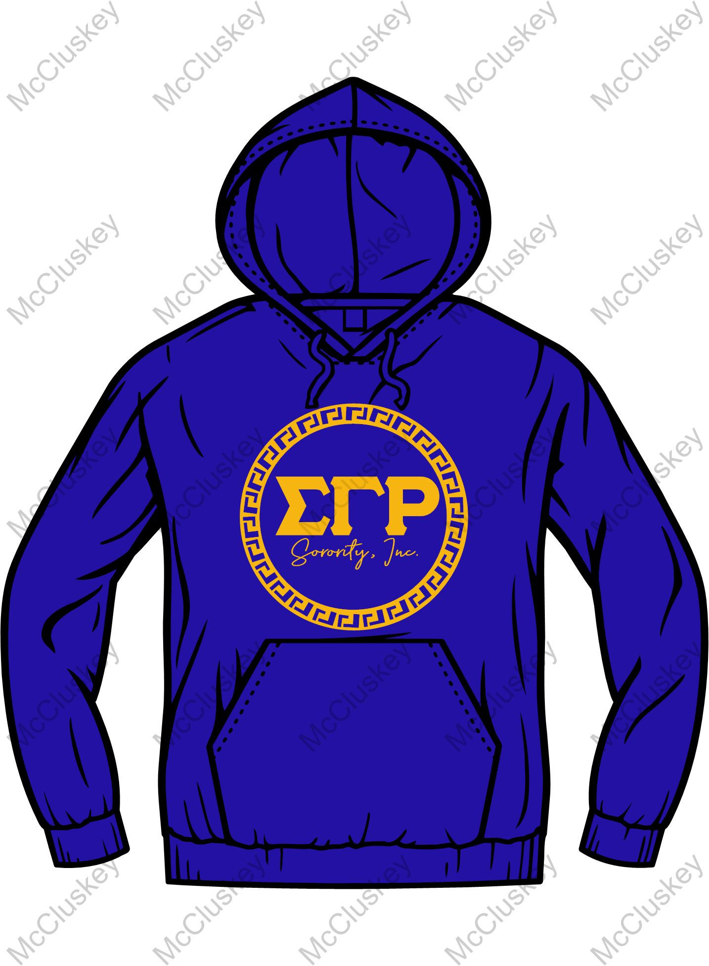 SGRho 3Letter Ring Hoodie