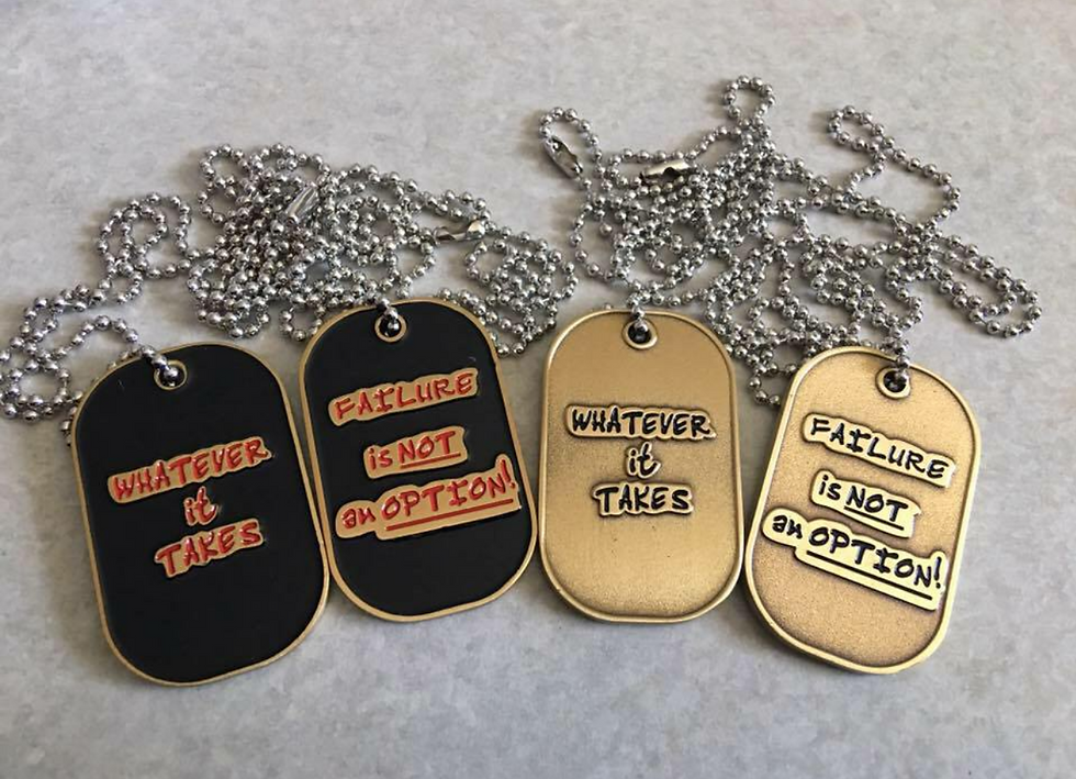 Thumbnail: Failure is NOT an Option Dogtags
