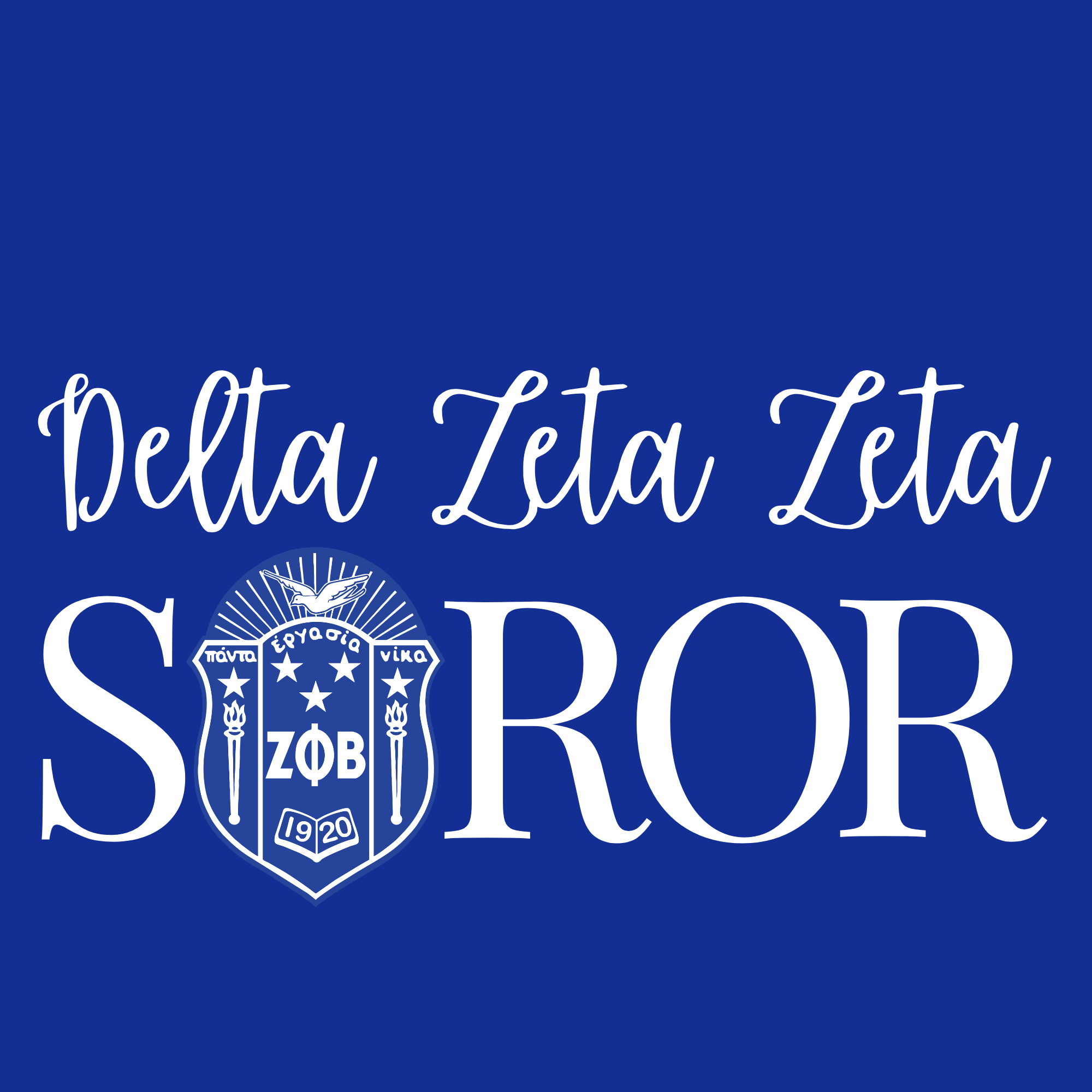 Delta Zeta Zeta Soror T-shirt