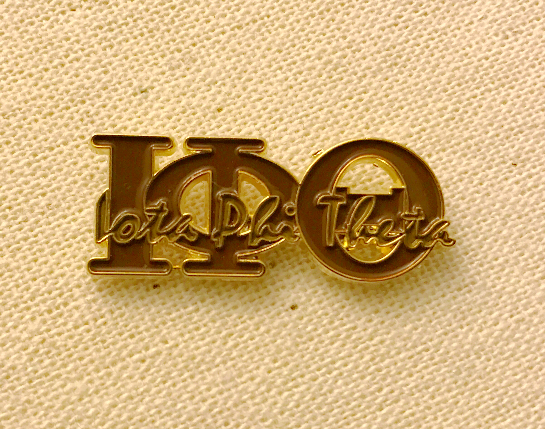 Iota Phi Theta Letter Lapel Pin
