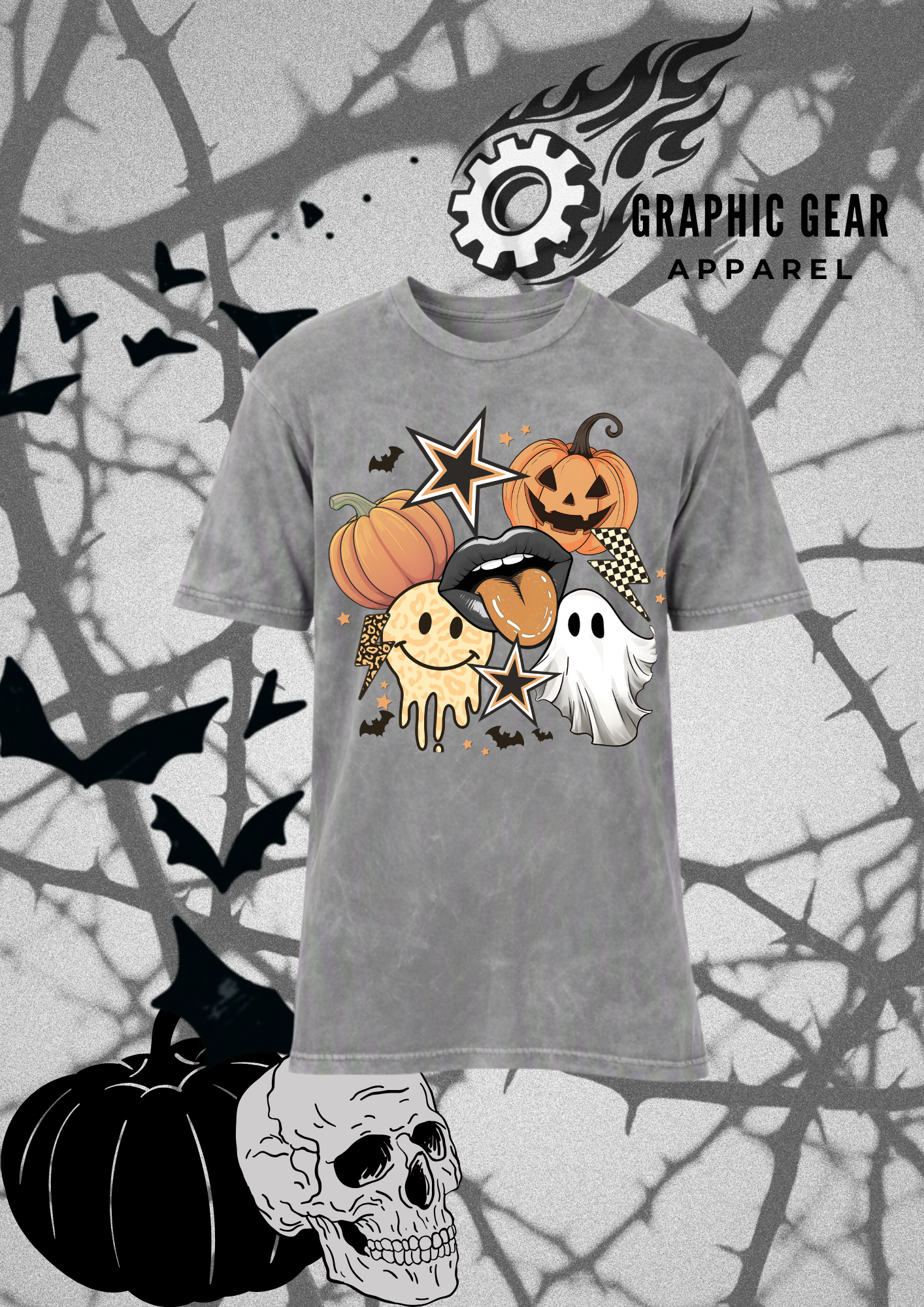 Adult retro spooky T-Shirt 