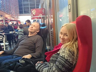 Early morning at the airport