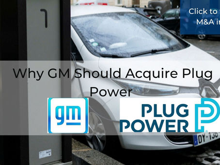 Why General Motors Should Acquire Plug Power