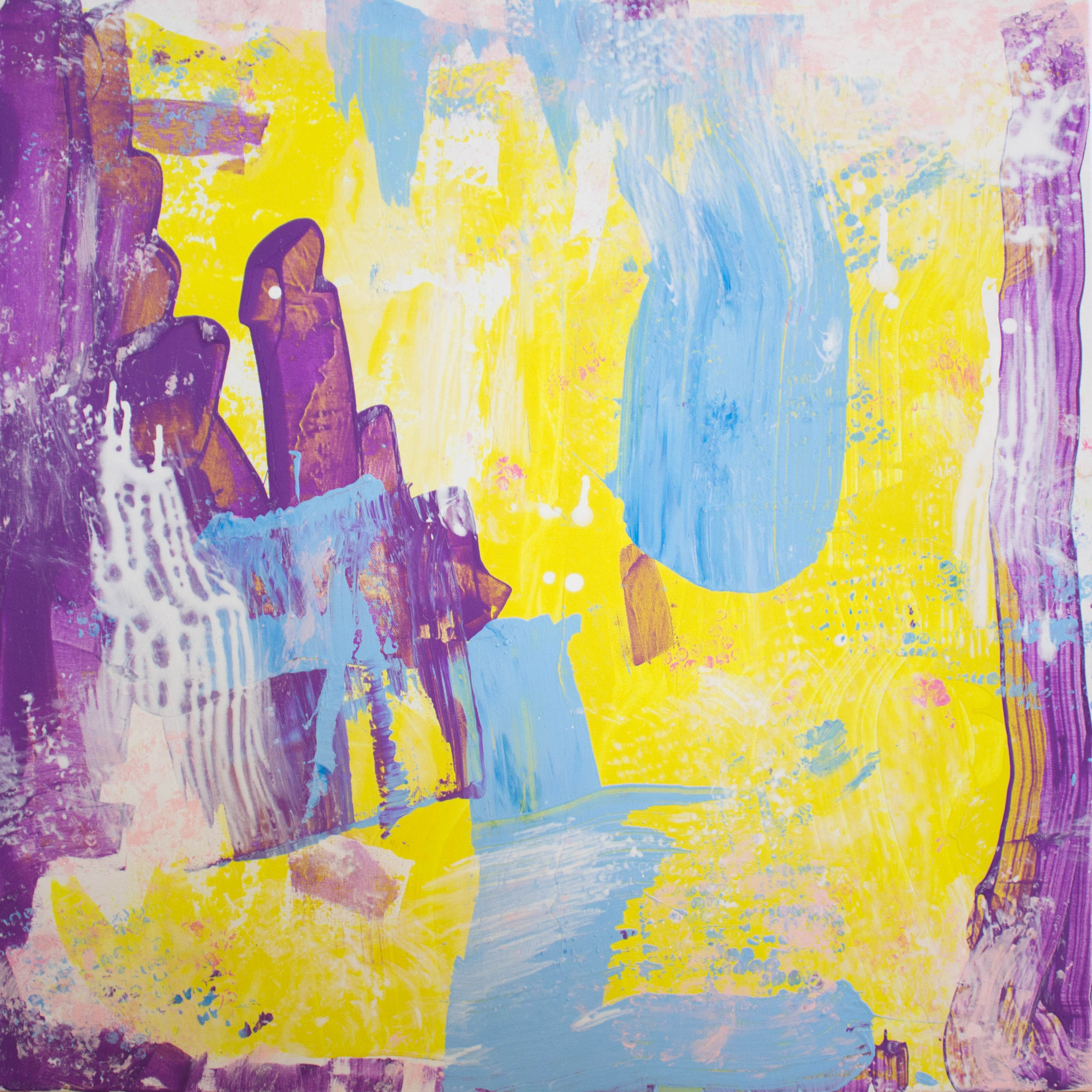 Jazz Obsession #4 / 80x80cm 2019 / Acrylic on Canvas