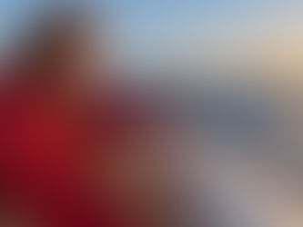 Passenger facing horizon on private boat