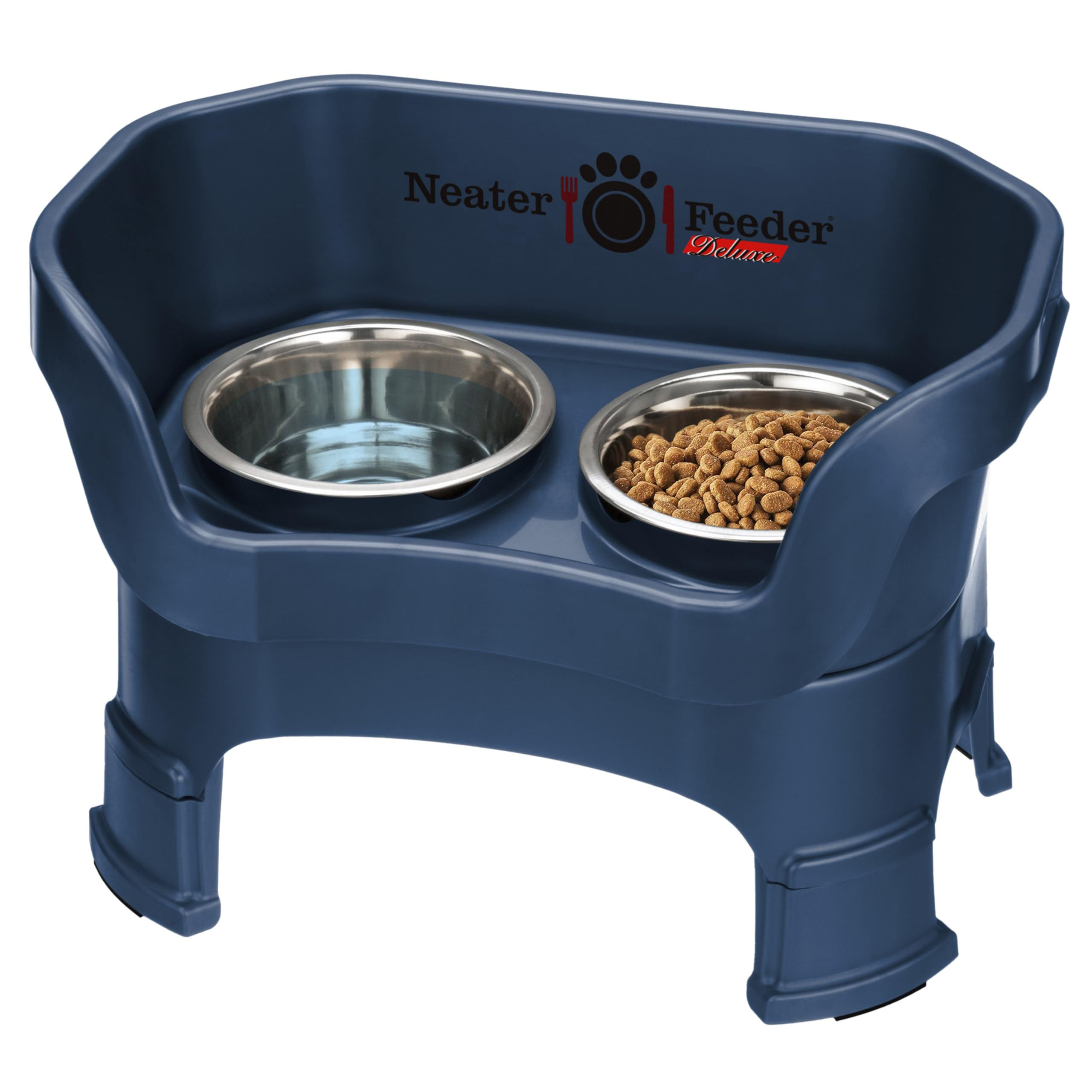 Neater Feeder Deluxe Mess-Proof Elevated Dog Bowls for Medium Dogs (19–40 lbs...