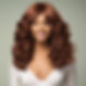 A beautiful woman and human hair wig.jpg