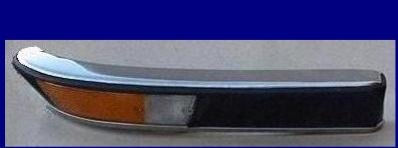 Paraurti anteriore dx con plastica bianco e arancio A.R. spider 70-82