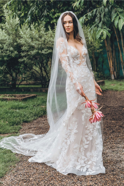 paloma with sleeves, paloma wtoo, long sleeve wedding dress