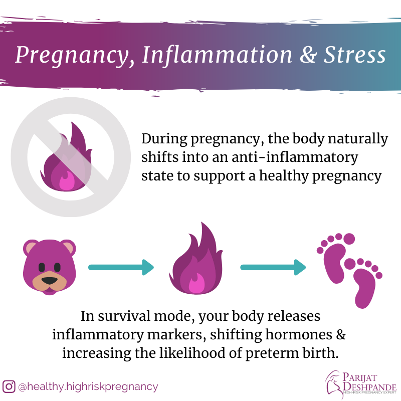 The Connection Between Pregnancy, Inflammation, Stress, and Preterm