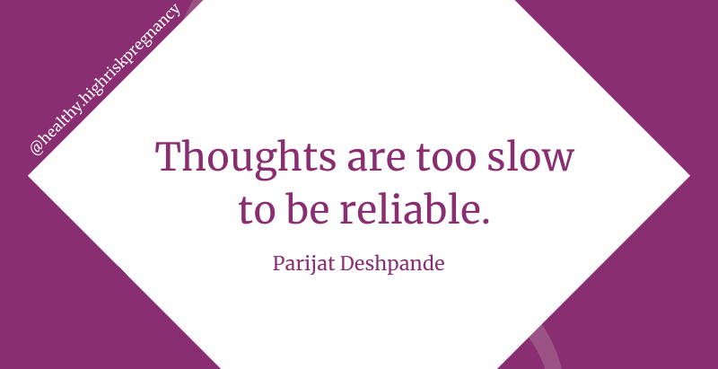 Thoughts Are Too Slow to Be Reliable
