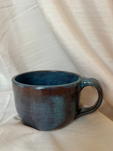 Cappuccino Mug - Indigo 2 | Wolfwillow Ceramics