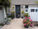 Outside BallyCairn Studio with private parking and patio