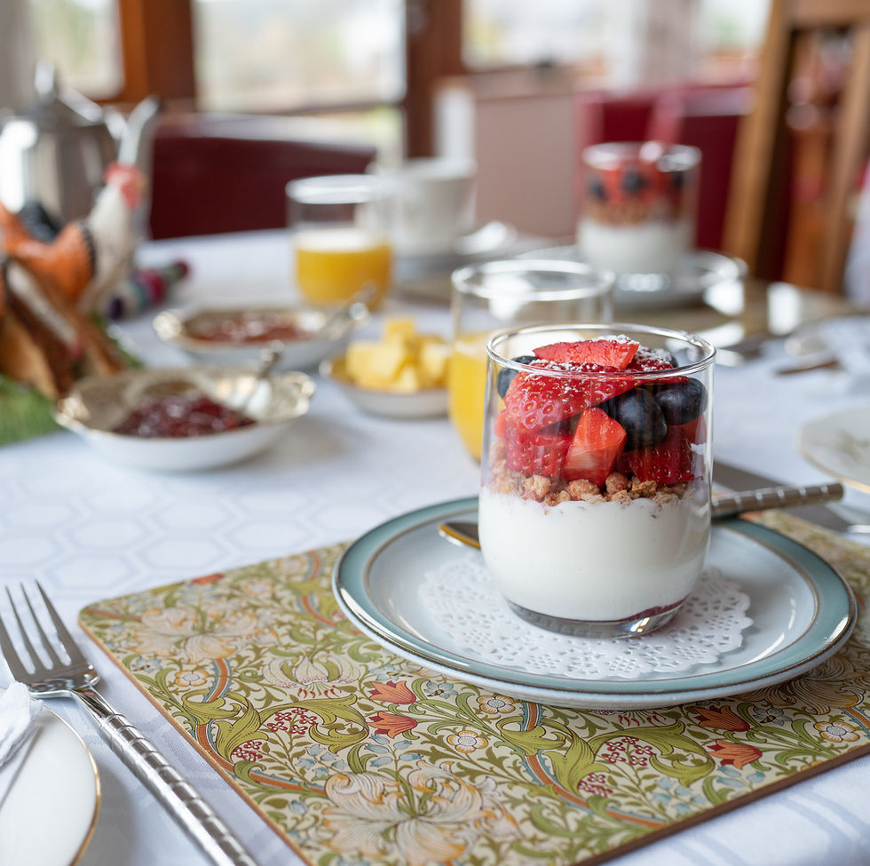 Breakfast Yoghurt Fruit Pot