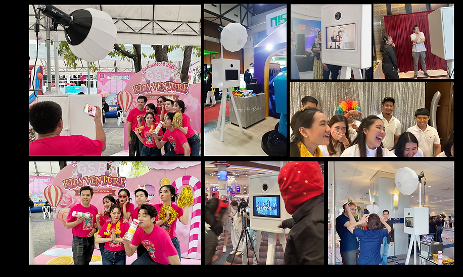 รูปภาพบรรยายกาศ Selfie Photo Box M Image Photo Booth