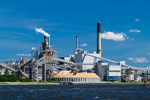 exterior view of a paper mill