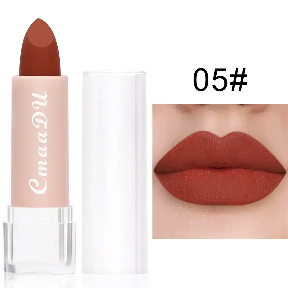 Miniatura: Batom Velvet Matte com 15 Cores – Longa Duração e À Prova d’Água
