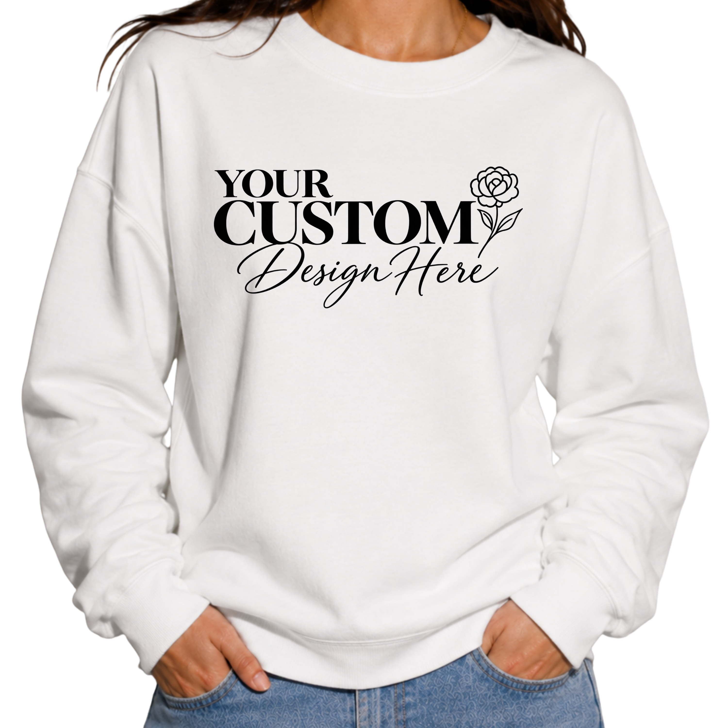 Front Chest Custom Crewneck
