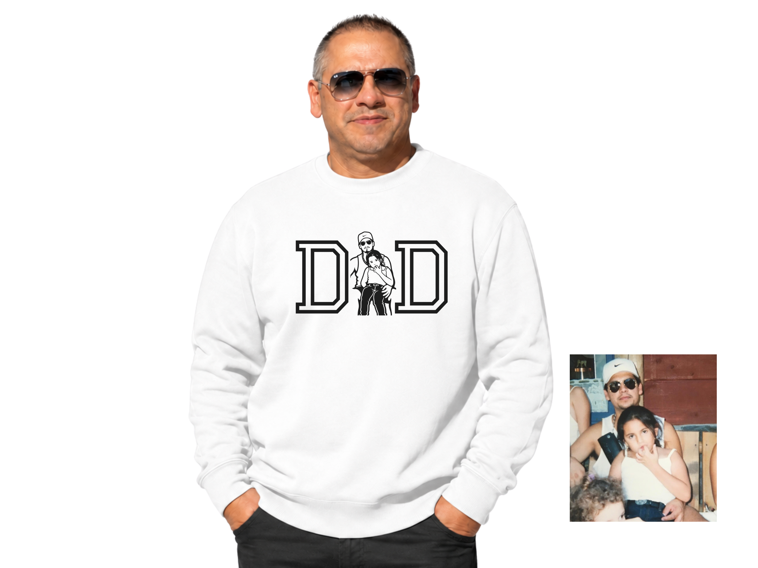 Outline Crewneck or Hoodie