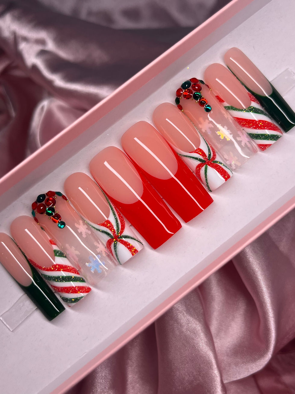 Jolene Long Square Press Ons