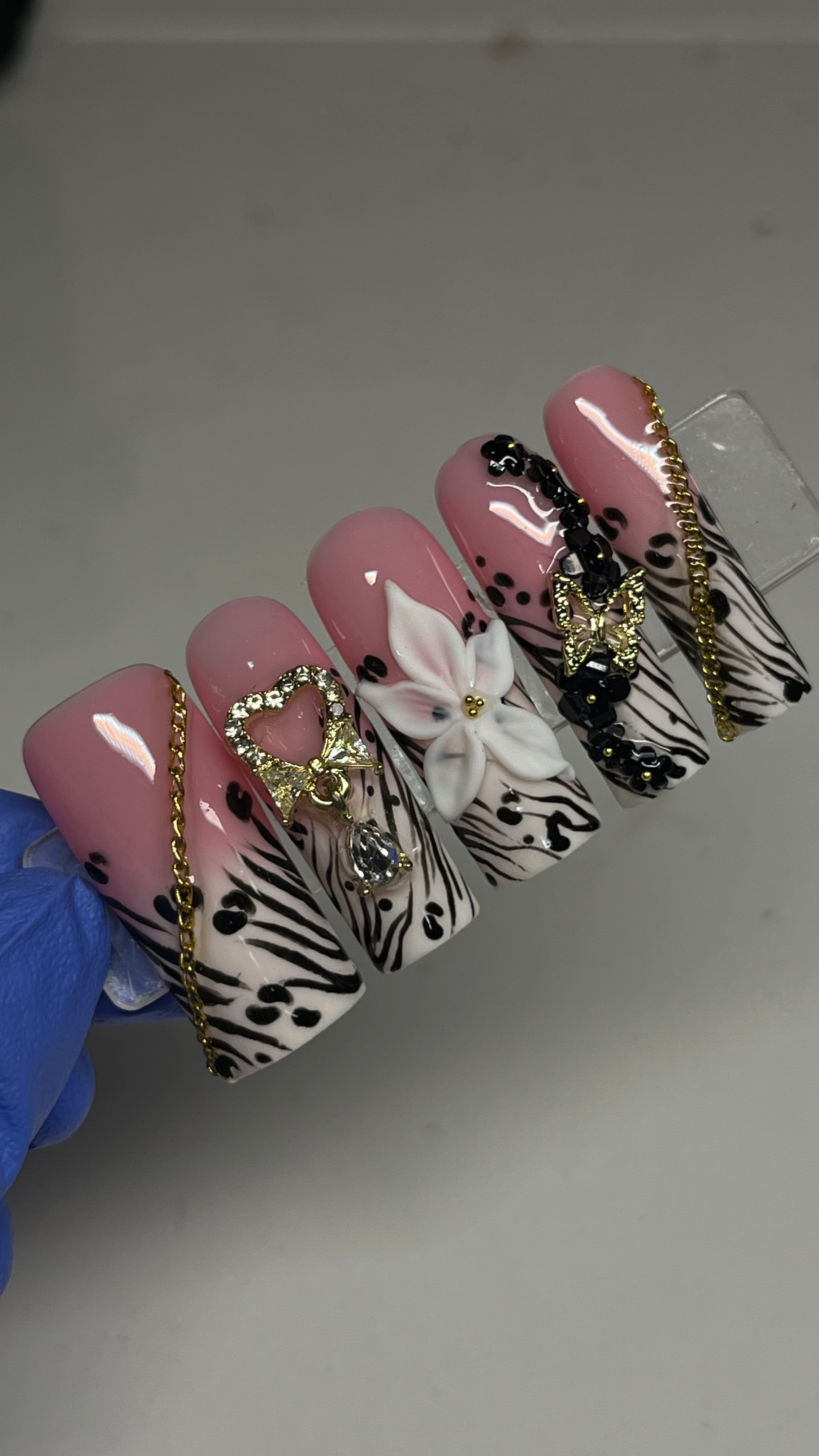 Marisol Long Square Press Ons