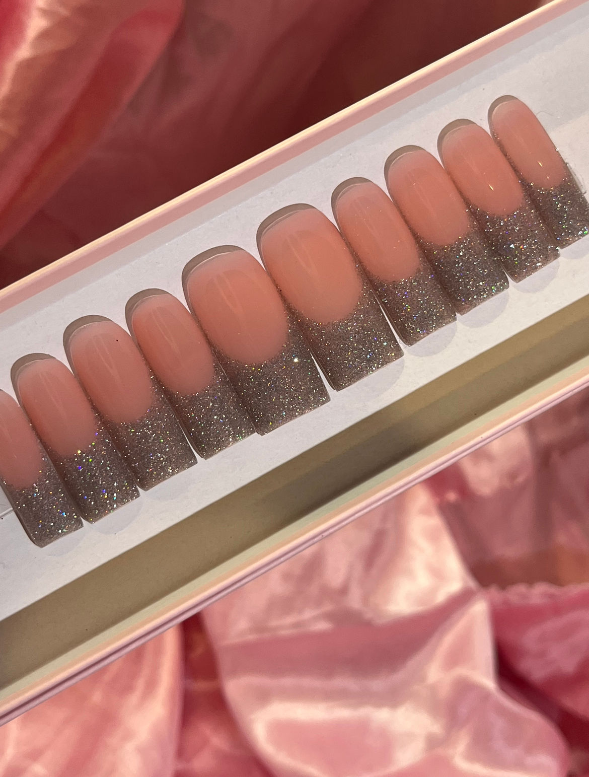 Merlina Long Square Press Ons Made to Order