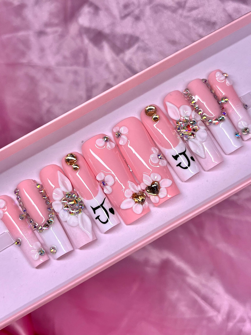 Kay Long Square Press Ons