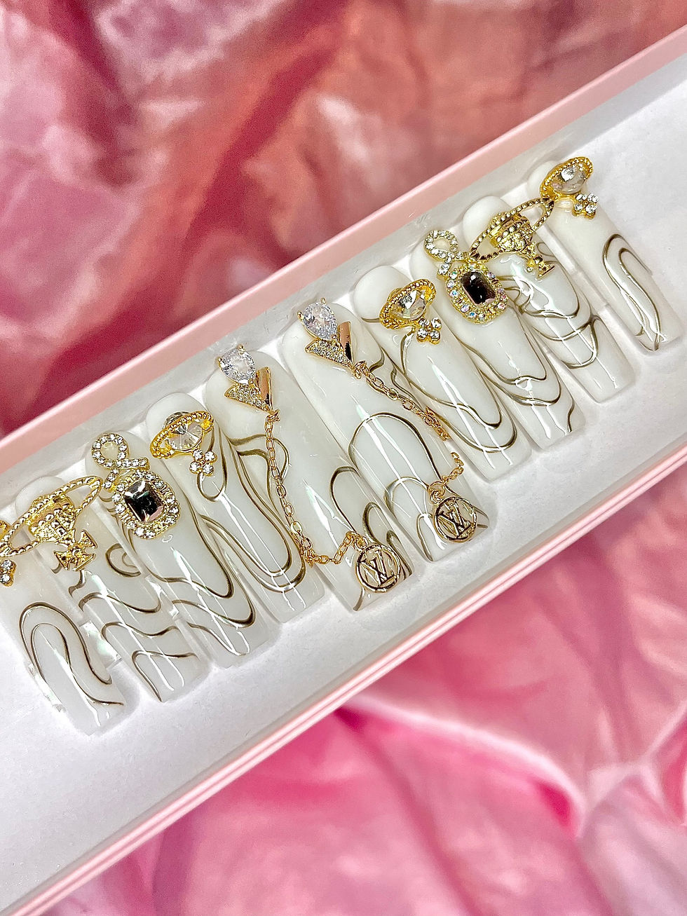 XL Ramses Square Press Ons Made to Order