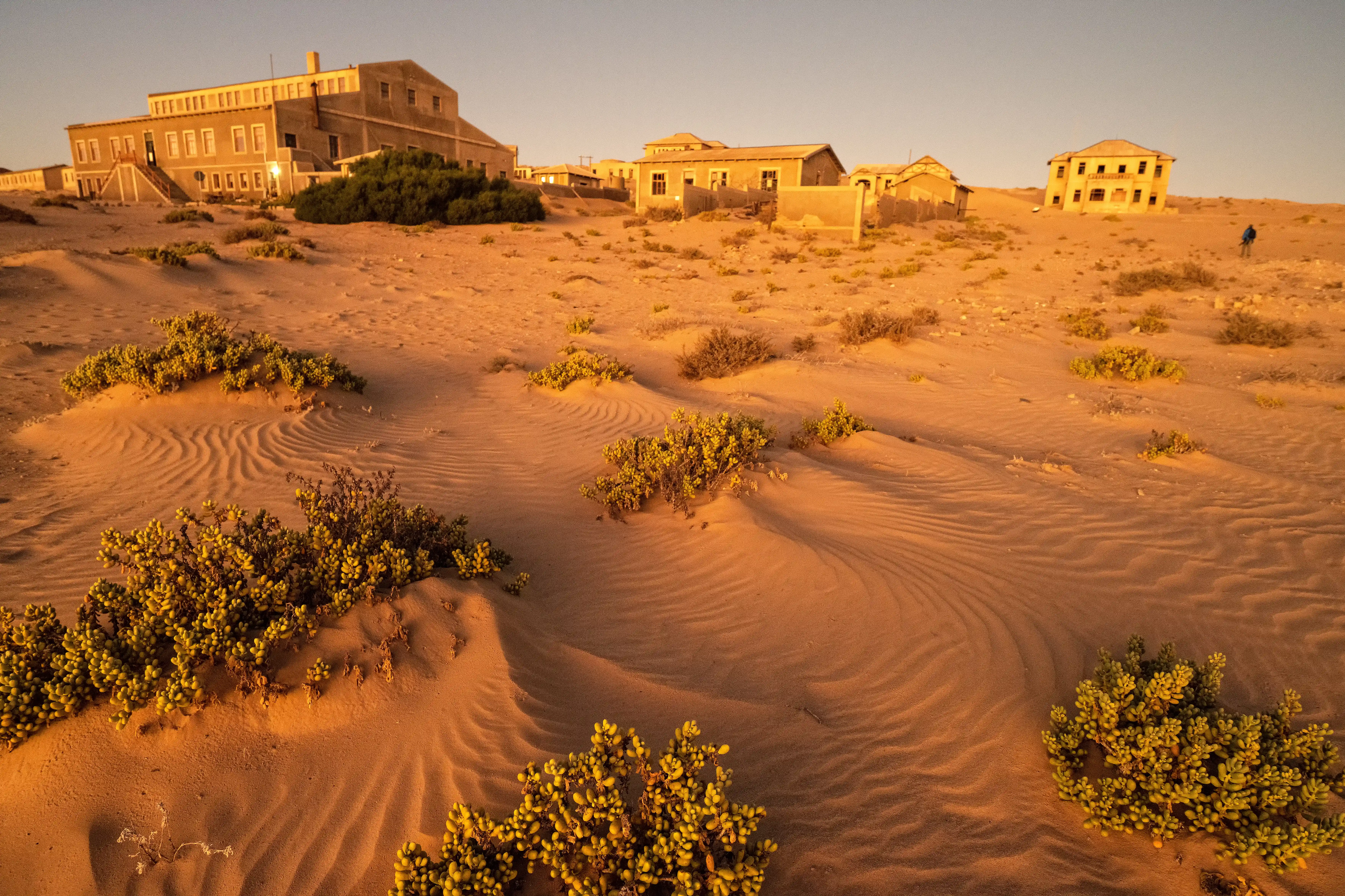 Old German diamond mining town of Kolmanskop; Namibia