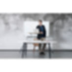Thumbnail: SIT AND STAND HEIGHT ADJUSTABLE TABLE DESK RISER WORK STATION