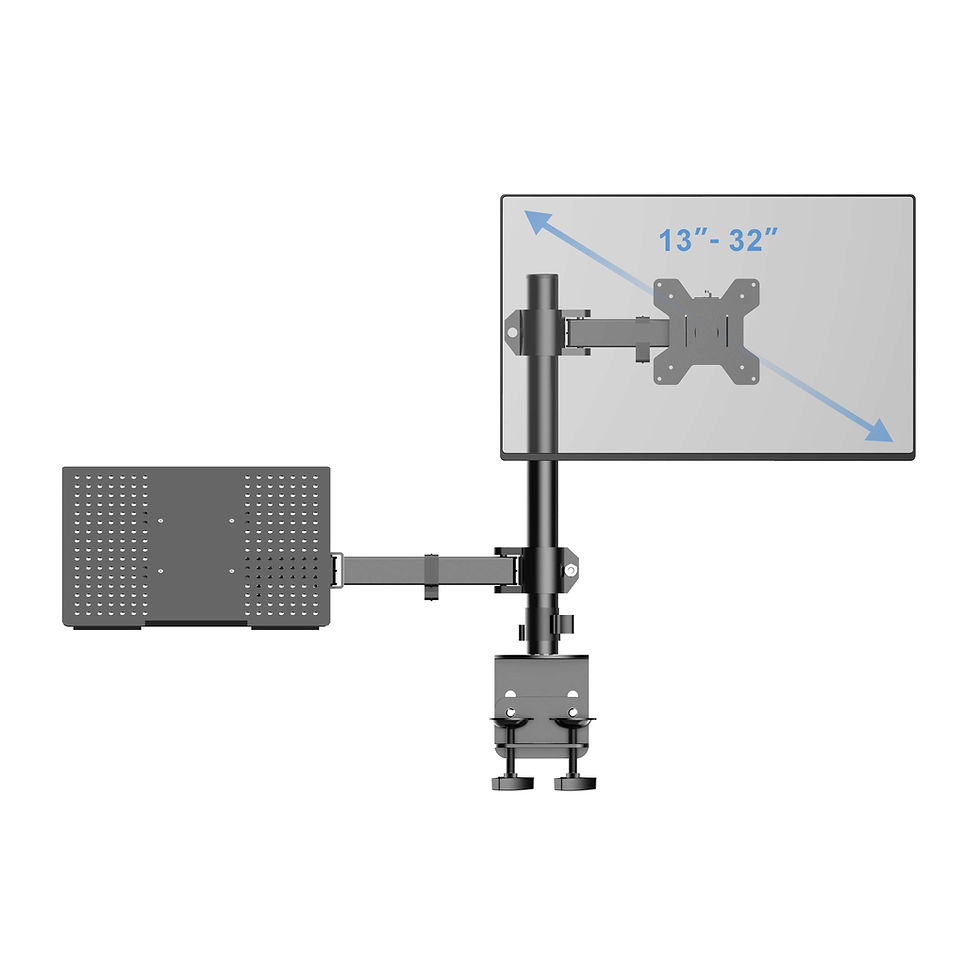 Thumbnail: Ergonorms Carbon-54 Laptop and Monitor Mount