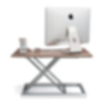 Thumbnail: SIT AND STAND HEIGHT ADJUSTABLE TABLE DESK RISER WORK STATION