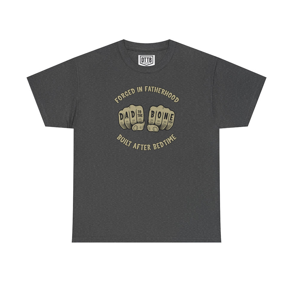 Thumbnail: Fists Of Fatherhood Heavy Cotton Tee