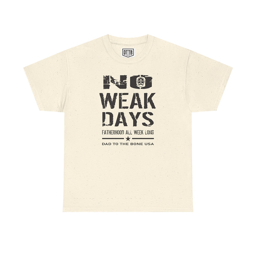 Thumbnail: No WEAK Days Heavy Cotton Tee