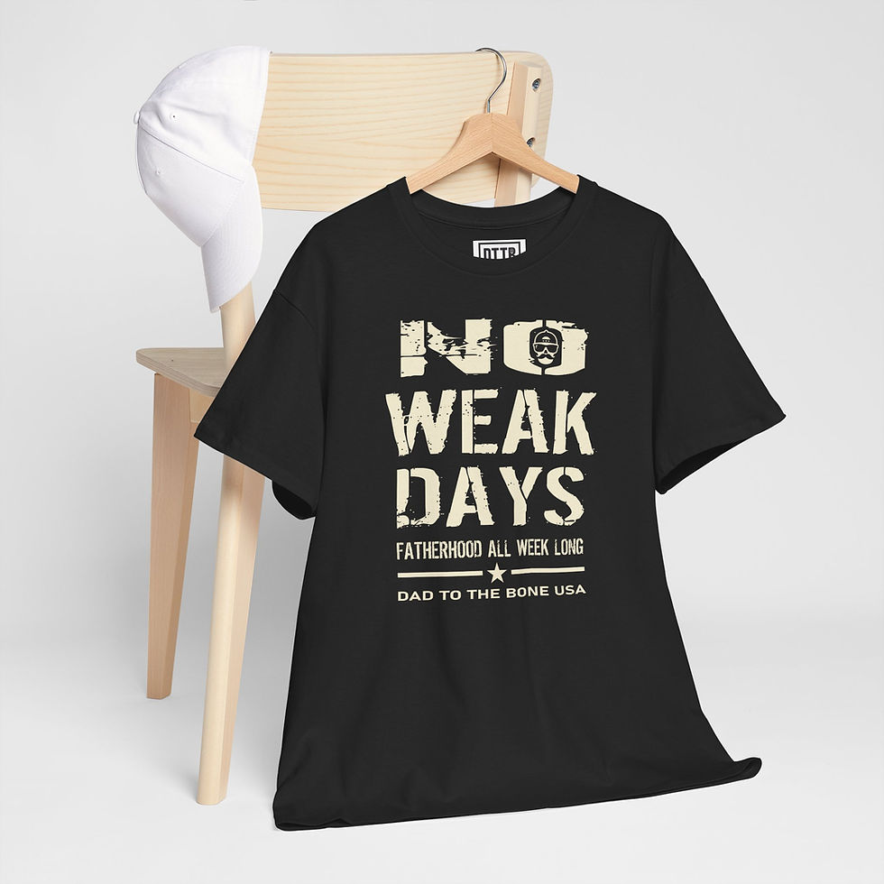 Thumbnail: No WEAK Days Heavy Cotton Tee