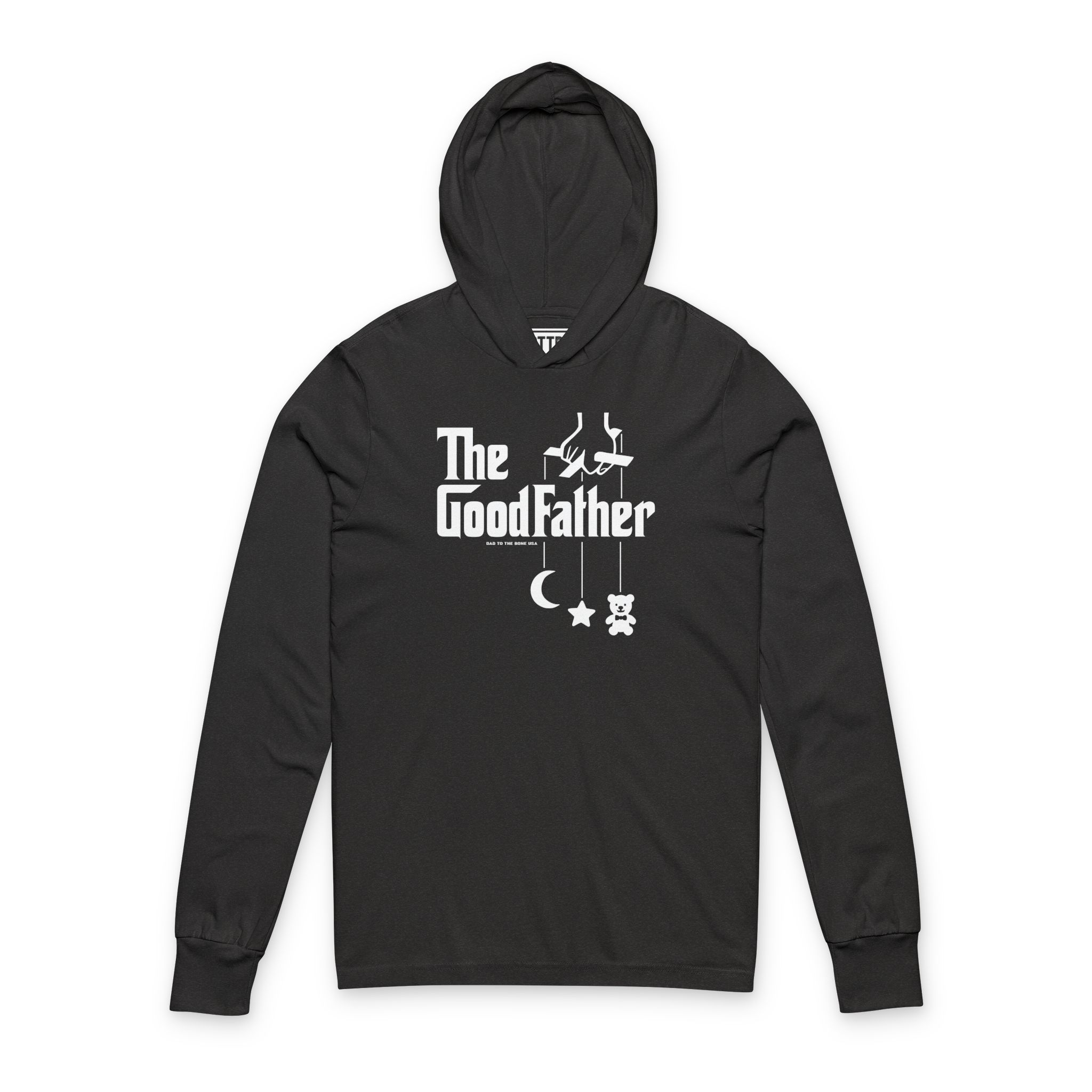 The GoodFather Hooded White Long Sleeve Tee