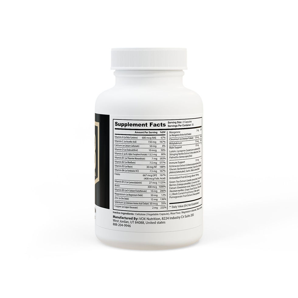 Thumbnail: Dad To The Bone USA Multivitamin for Men Supplement (60 Capsules)