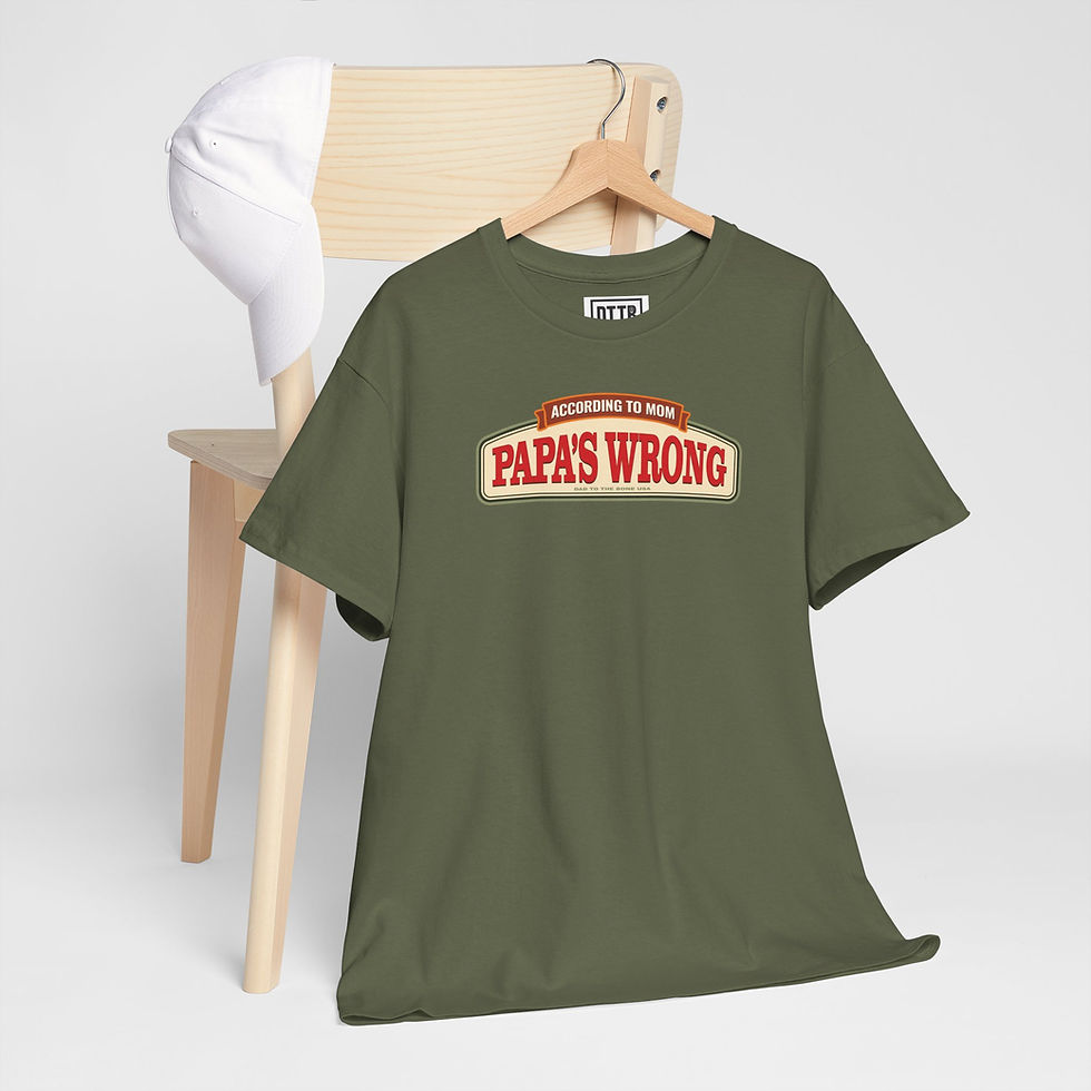 Thumbnail: Papa's Wrong Heavy Cotton Tee