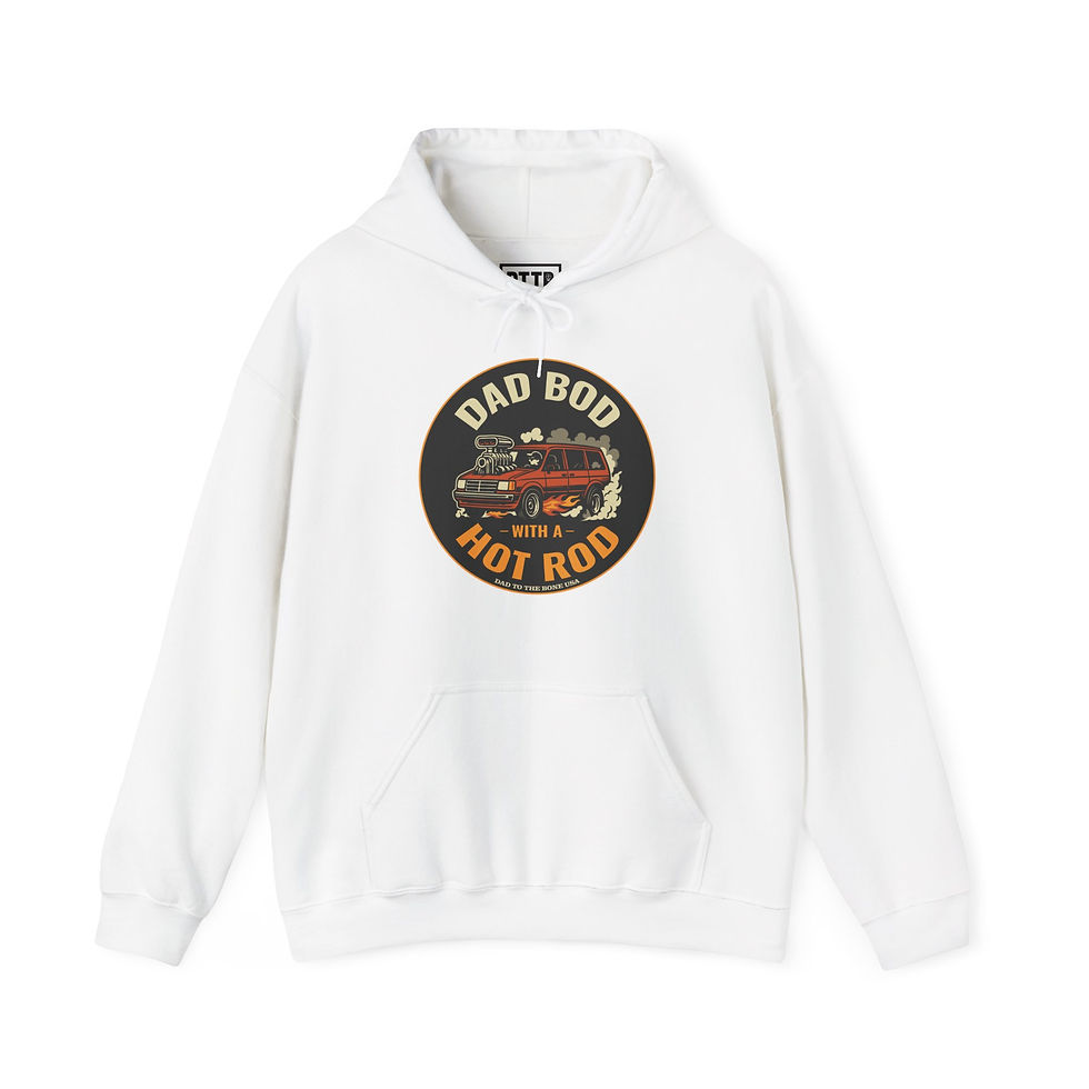 Thumbnail: DAD BOD-HOT ROD Hoodie