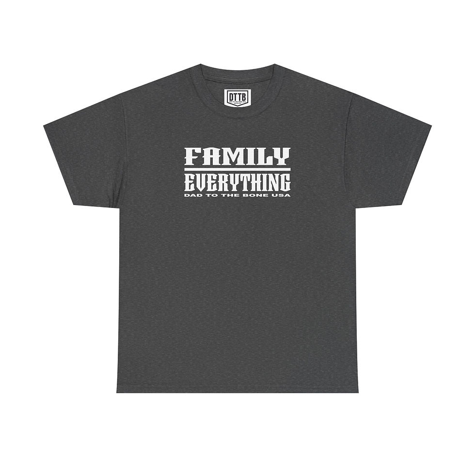 Thumbnail: Family Over Everything Heavy Cotton Tee