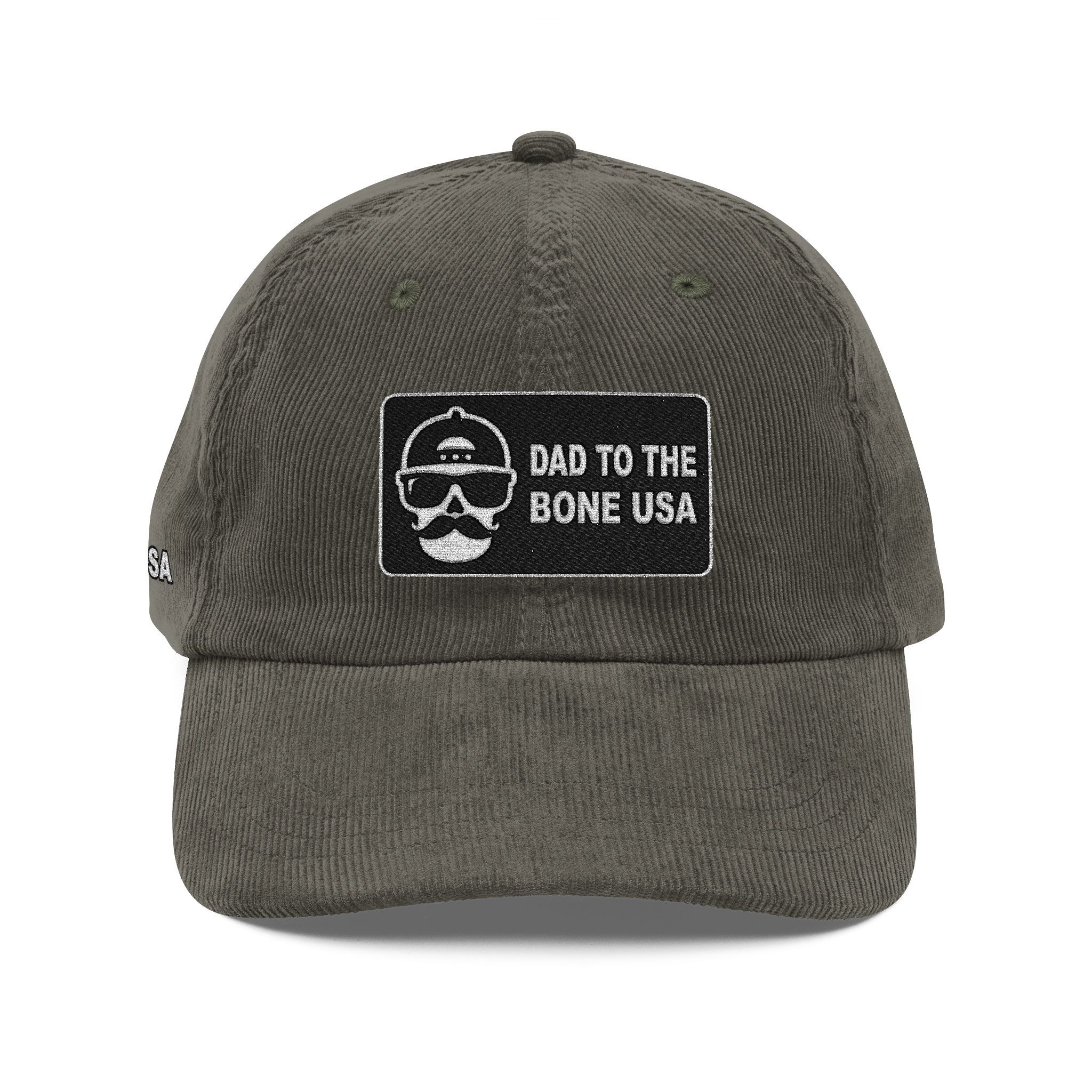 dttbUSA Skull and Spell out Vintage Corduroy Cap
