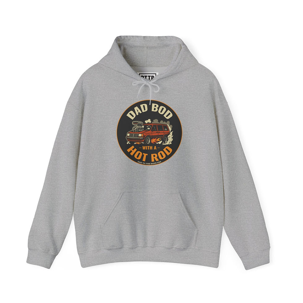 Thumbnail: DAD BOD-HOT ROD Hoodie