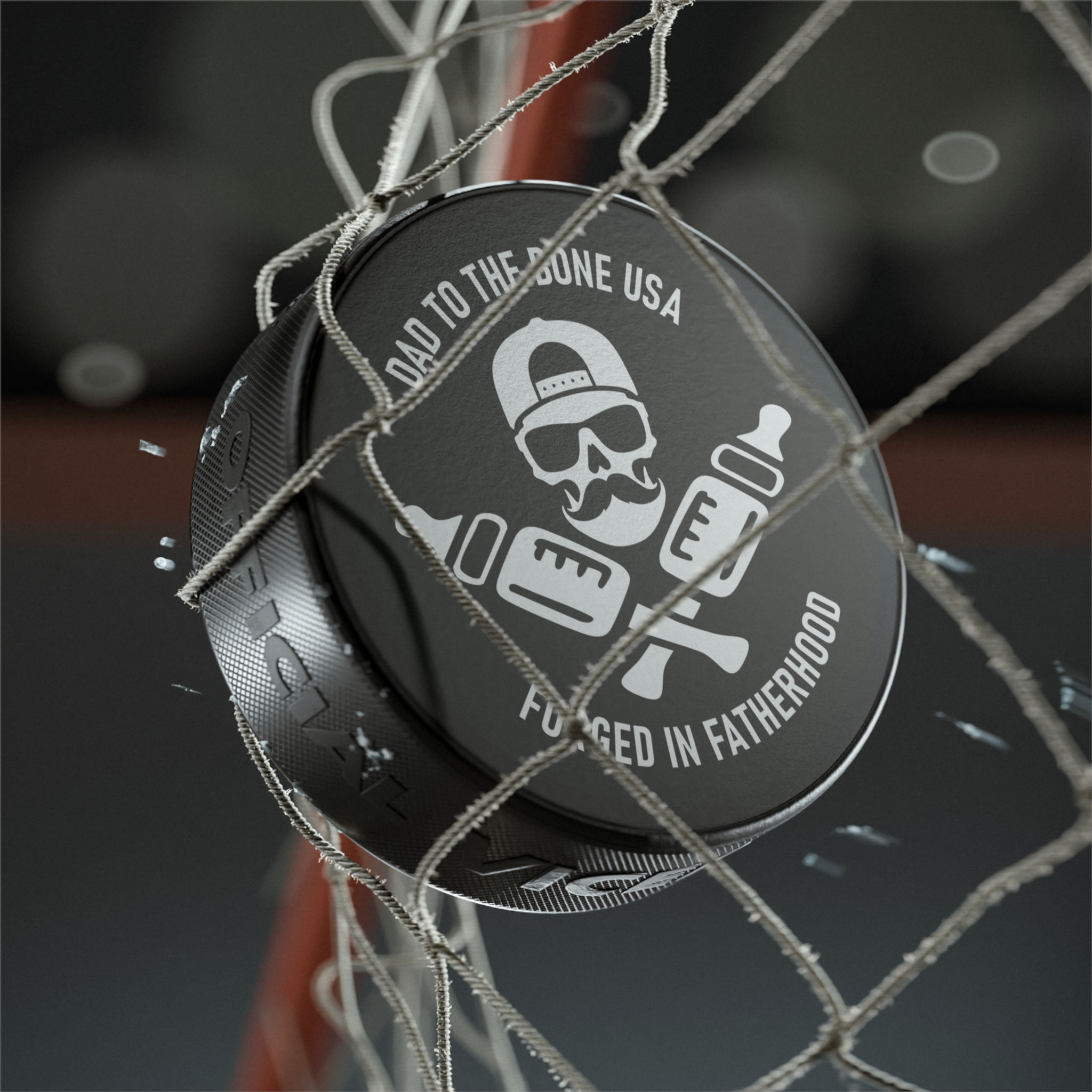 Full dttbUSA Logo Hockey Puck