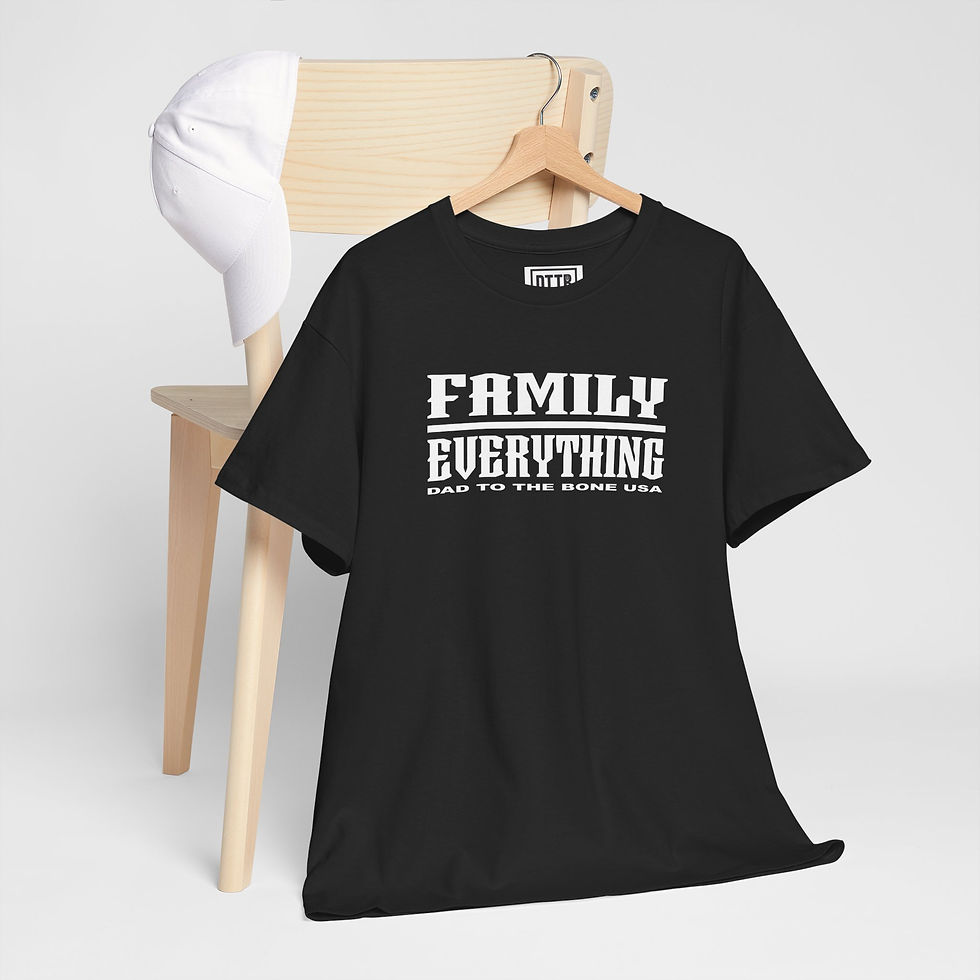 Thumbnail: Family Over Everything Heavy Cotton Tee