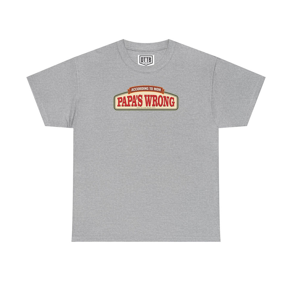 Thumbnail: Papa's Wrong Heavy Cotton Tee