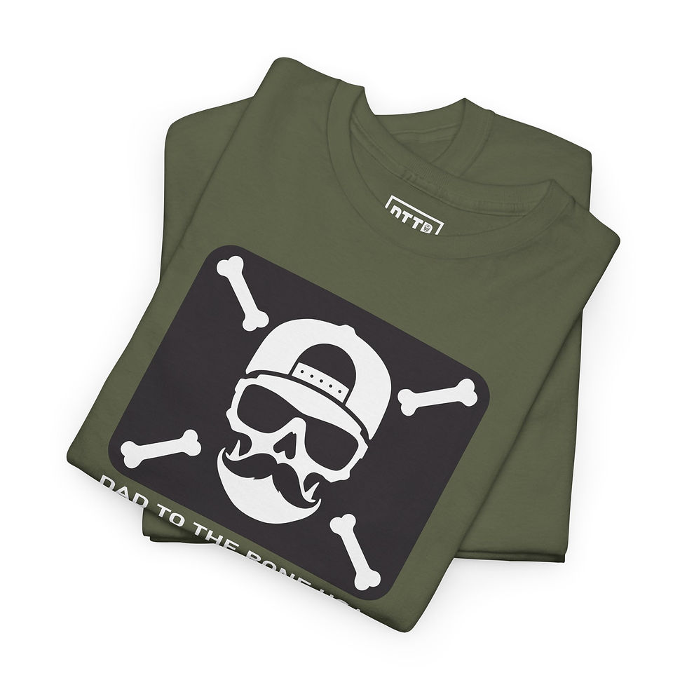 Thumbnail: dttbUSA Skull & Bones Heavy Cotton Tee